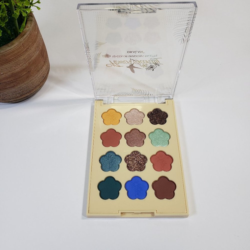 Flowers Secretly 12 Color Eyeshadow Palette